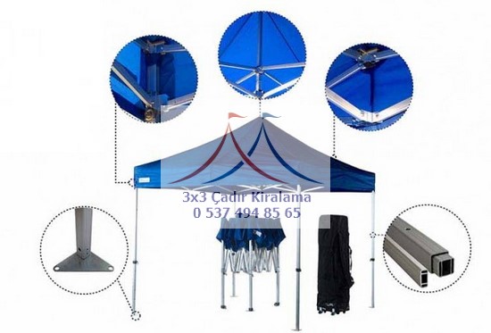 3c3 Katlanabilir Stand Çadırı