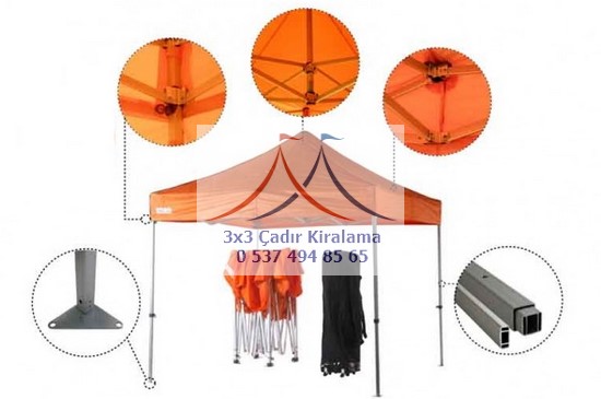 3c3 Katlanabilir Stand Çadırı