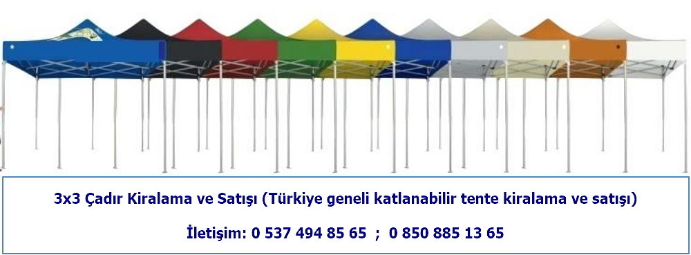 3x3 Çadır Kiralama, Çadır Kiralama Fiyatları